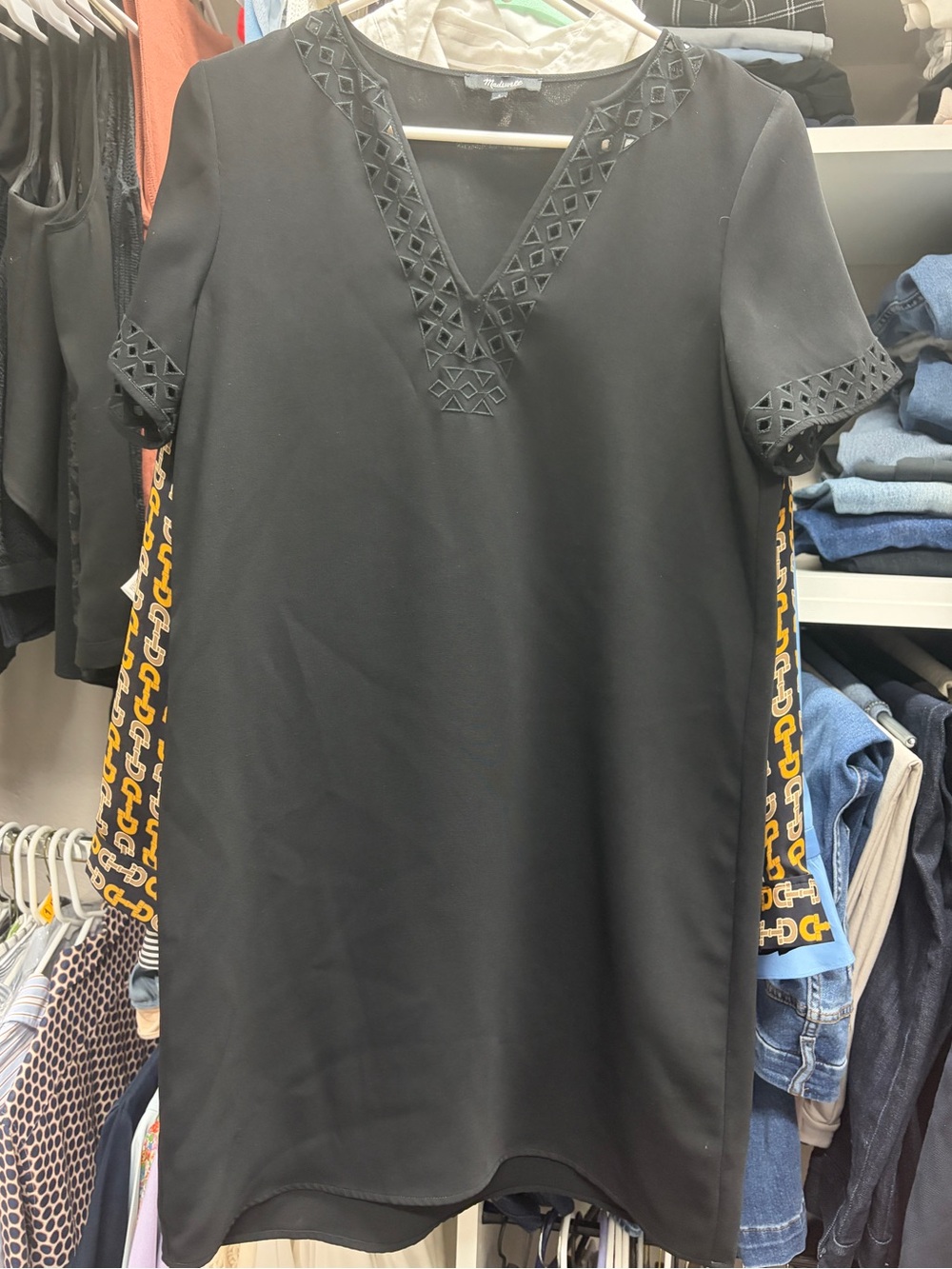 Madewell Dress Women's Black Mini - size 2